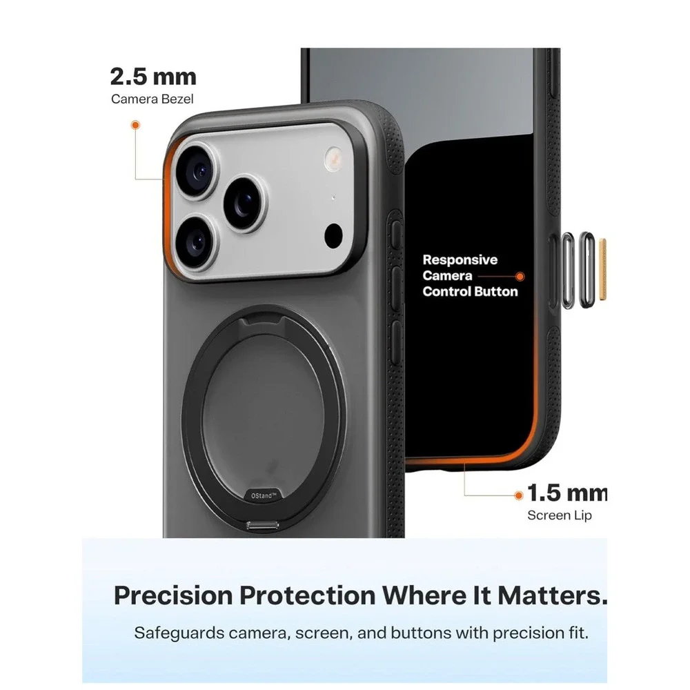 TORRAS 360‎ Magnetic Stand for iPhone 17 Pro Max Case, [Fit for MagSafe]